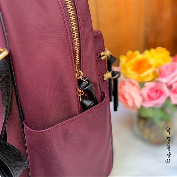 Kate spade Bradley Wilson road backpack deep plum - Picture 2 of 8